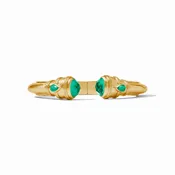 Julie Vos Demi Cuff - Iridescent Palemetto Green