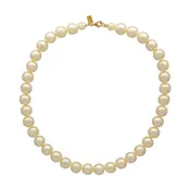 12mm Cultura Glass Pearl Strand Necklace 18"