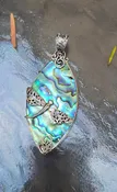 Abalone Dragonfly pendant designed by Shlomo