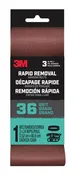 3M Rapid Removal 3 x 24 inch Power Sanding Belt, 36 grit (1 Pack)