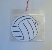 4" Volleyball Die Cut