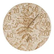 Fossil Sumac Thermometer & Clock