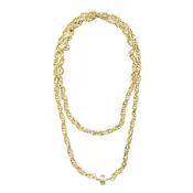14K Gold Plated Opera Necklace