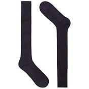 Calza lunga a costine charcoal