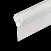 8.5 mm. PVC Sewable Flange Rail