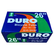 Duro 26x1 1/8-3/8 bike tube American Valve (Schrader)