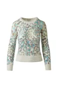 Brushed Leopard Print Crew