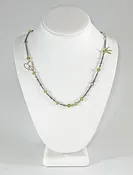 Brooke Barboza - Peridot Peace/Heart Necklace