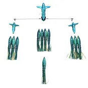 24″ Wingman Side Tracker® with 9″ Floating Shell Squid