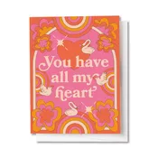 All My Heart Birds Card