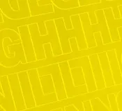 1/2″ Yellow Gothic Vinyl Letters/Numbers Set