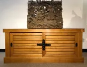 Antique Japanese A Single piece Of Futon Tansu Chest Tv Stand