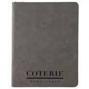 Color Faux Leather Portfolio with Notepad