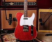 Doubleday Broadwing in Dorothy Red Flake – Handcrafted Double Bound Boutique Guitar — Doubleday Guitars
