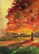 Introduction to Watercolor - Falling for Autumn - October 18th 10am-1pm — Silverton Arts Association