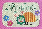 11309 sign "Naptime" pink border
