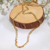 14K Gold Cuban Solid Chain 3.0mm 20in