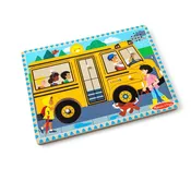 Melissa & Doug The Wheels on the Bus Song Puzzle