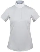 Horze Polar Grey 'Blaire' Short Sleeve Show Shirt