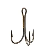 Addya Outdoors Inc. ADDYA OPEN EYE, SPLIT SHANK, CLIP-IN BRONZE TREBLE HOOKS, X STRONG BRONZE SZ 1 5PK