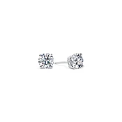 Classic Diamond Eight Hearts Earrings