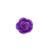 1-1/8" Rose w/calyx -  Petite -  Purple