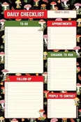Mushroom Print To-Do Notepad