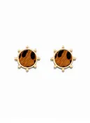 A Couple of Studs On The Prowl Earrings