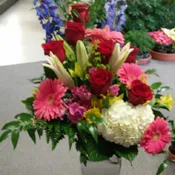 Shimmering Silver Bouquet