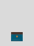 PORTA CARTE IN PELLE BICOLORE
