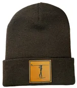 RA Fold Beanie w/Leatherette Patch