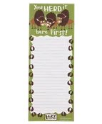 You Herd It Here First Notepad