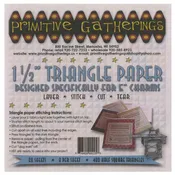 1.5 " finished Triangle Paper for 5" charms by Primitive Gatherings