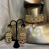 Blooming Sun Choker Kundan Set