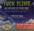 Yuck Slime Sample Pack