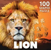 100pc Shaped Puzzle - Lion