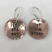 In one Ear, Out the Other Earings