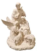 11.5x9x14 White Nativity