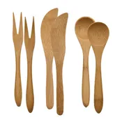 Bamboo Charcuterie and Serving Tool Set