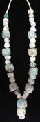 Ancient Persian FAIENCE beads strand