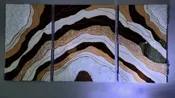 Brown Resin Geode Art