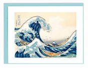 Artist Series Quilled Card - Great Wave, Hokusai