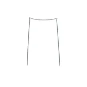 Bosmere 12" Wide Semi-Circular Border Support with 24" Legs
