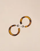 Alba Hoops in Hazel