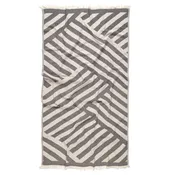Lumi Hand Loomed Turkish Bath Towels Cotton - Charcoal