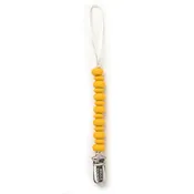 Bella Tunno Mustard Pacifier Clip