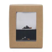 BIRKENSTOCK COTTON RIB CREW SOCKS 2 PACK BOXED BLACK/WHITE - ADULT