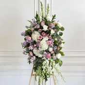 Pink and lavender spray
