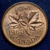 ✅1963 Canadian Cent✅