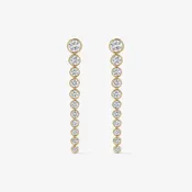 5.88CT Margot Bezel Drop Earrings